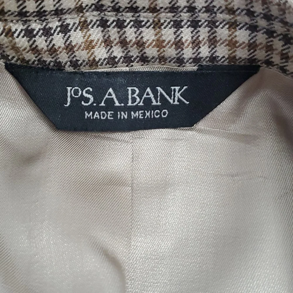Jos. A. Bank Gordon Blazer 42R Men’s Silk-Wool Two-Button Full Lining Classic